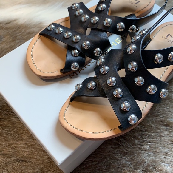 Marc Fisher leather slides Prancer - Picture 2 of 5